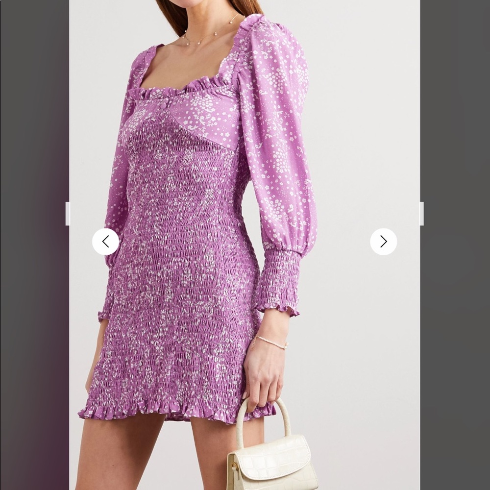 NWT Faithfull Gombardy DressStevie Floral Lavender
